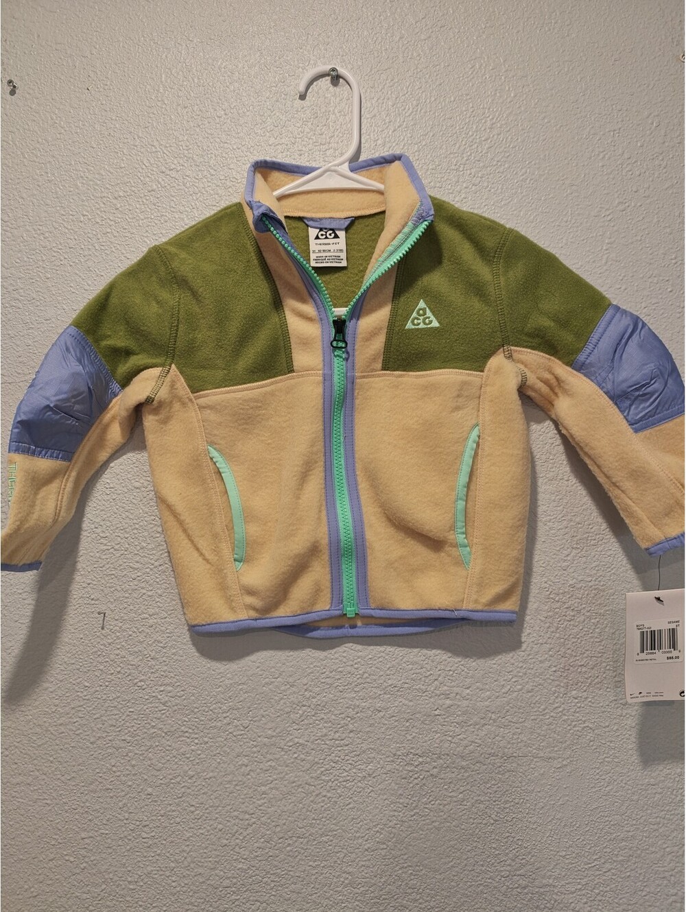 Nike ACG Boys Therma-Fit Fleece Jacket Size 3T New with Tags